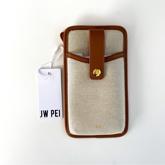 JW PEI Handbags - JW Pei Smartphone Holder Tan/Brown (No Strap)